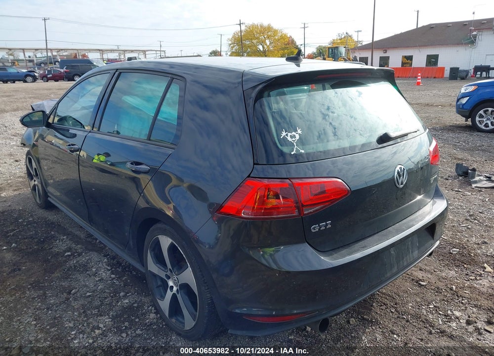 2017 VOLKSWAGEN GOLF GTI AUTOBAHN 4-DOOR/S 4-DOOR/SE 4-DOOR/SPORT 4-DOOR VIN: 3VW4T7AU0HM056853