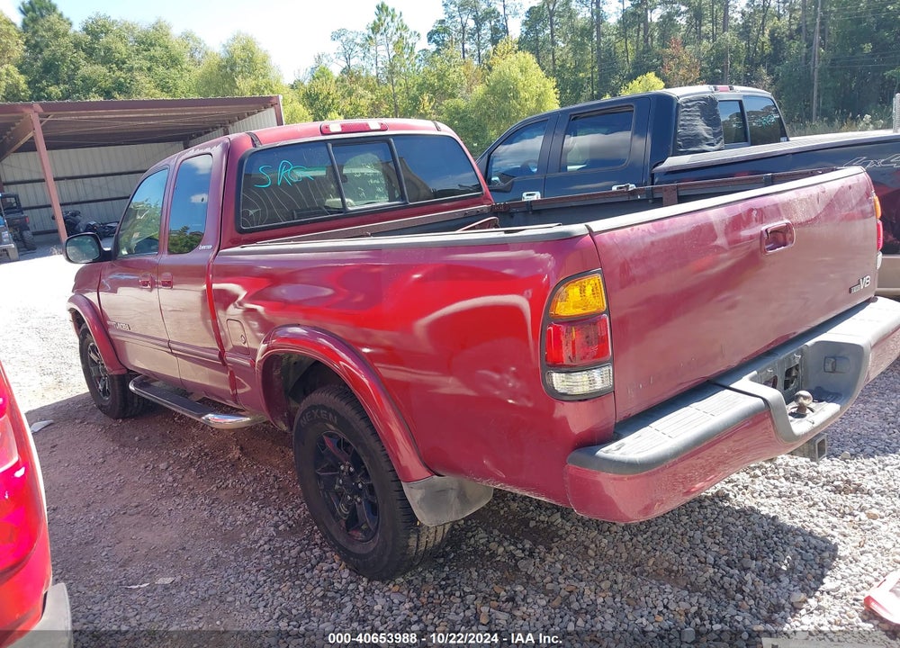 2002 TOYOTA TUNDRA LTD V8 VIN: 5TBRT38182S227488
