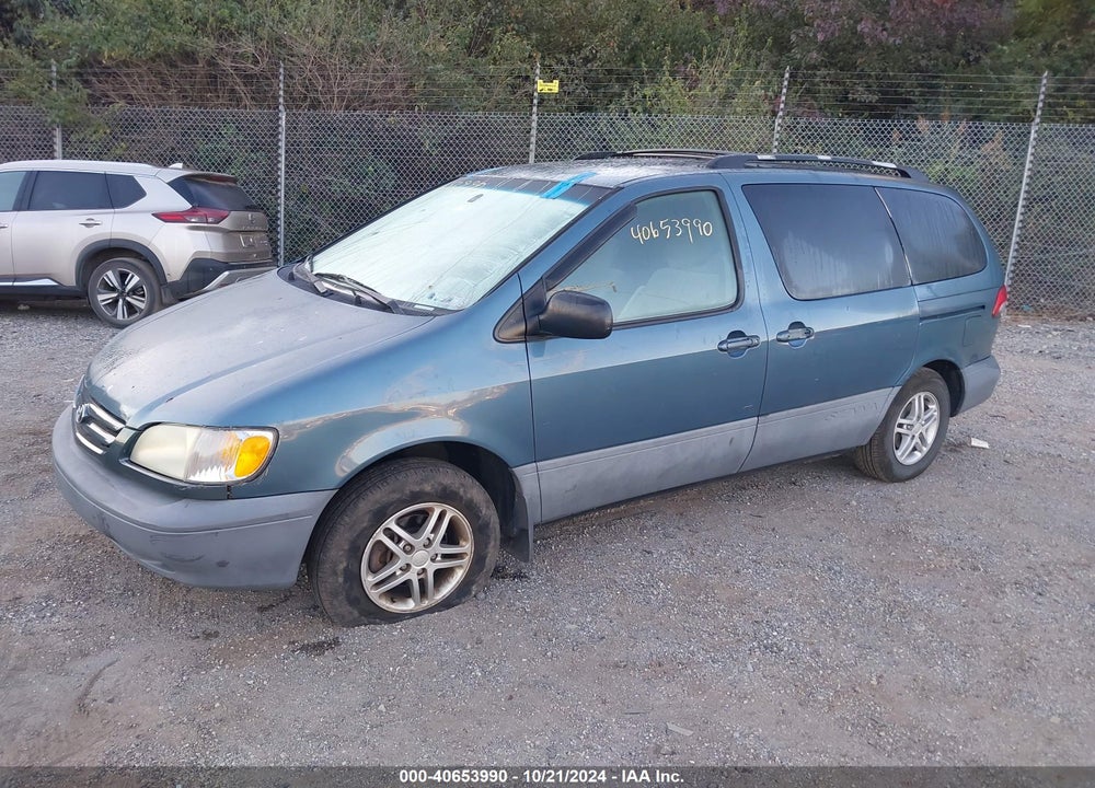 2002 TOYOTA SIENNA VIN: 4T3ZF13C62U434648