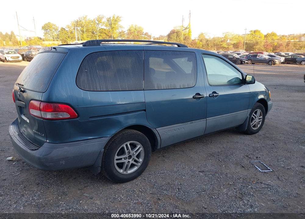 2002 TOYOTA SIENNA VIN: 4T3ZF13C62U434648