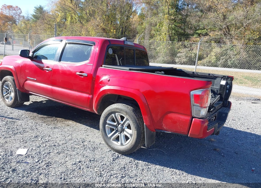 2016 TOYOTA TACOMA LIMITED VIN: 5TFGZ5AN3GX017629