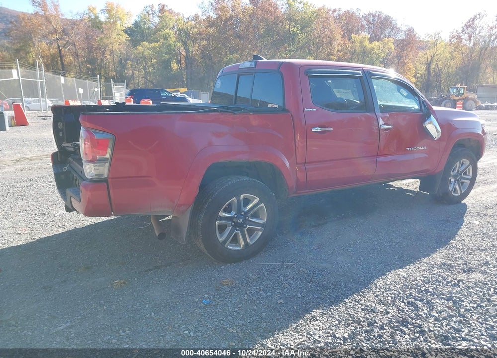 2016 TOYOTA TACOMA LIMITED VIN: 5TFGZ5AN3GX017629