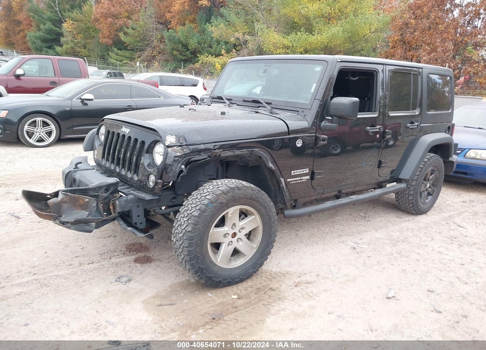 2018 JEEP WRANGLER JK UNLIMITED SPORT S 4X4 VIN: 1C4BJWDG0JL882903