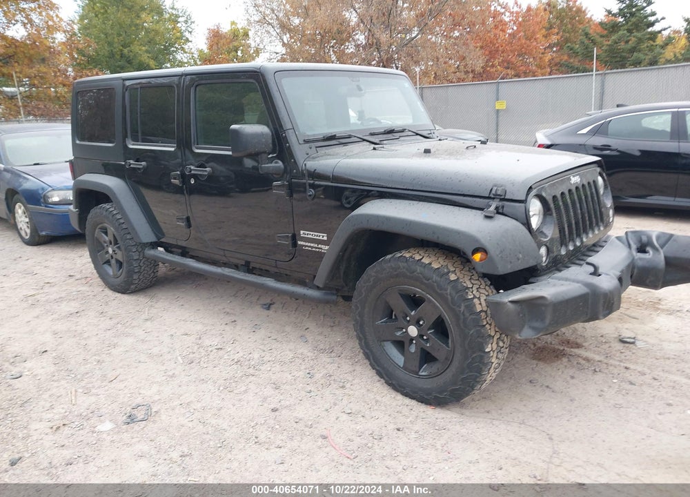 2018 JEEP WRANGLER JK UNLIMITED SPORT S 4X4 VIN: 1C4BJWDG0JL882903