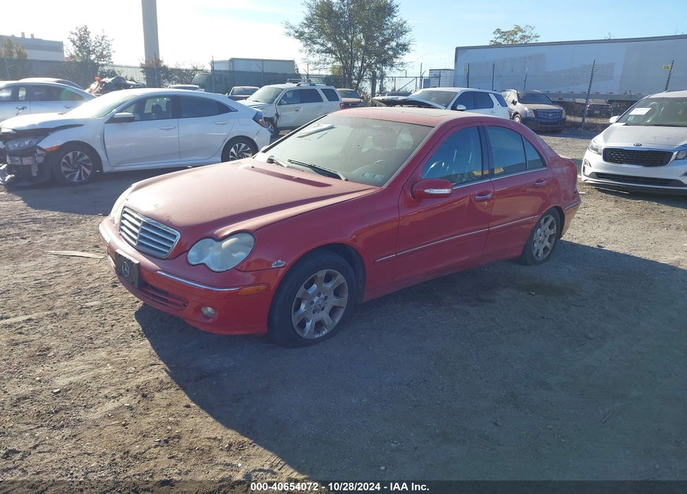 2005 MERCEDES-BENZ C 240 LUXURY 4MATIC VIN: WDBRF81J65F642480