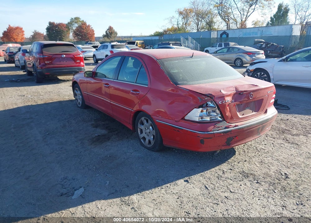 2005 MERCEDES-BENZ C 240 LUXURY 4MATIC VIN: WDBRF81J65F642480
