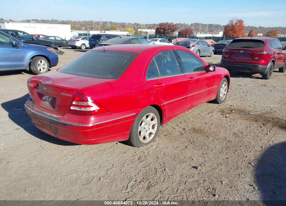 2005 MERCEDES-BENZ C 240 LUXURY 4MATIC VIN: WDBRF81J65F642480