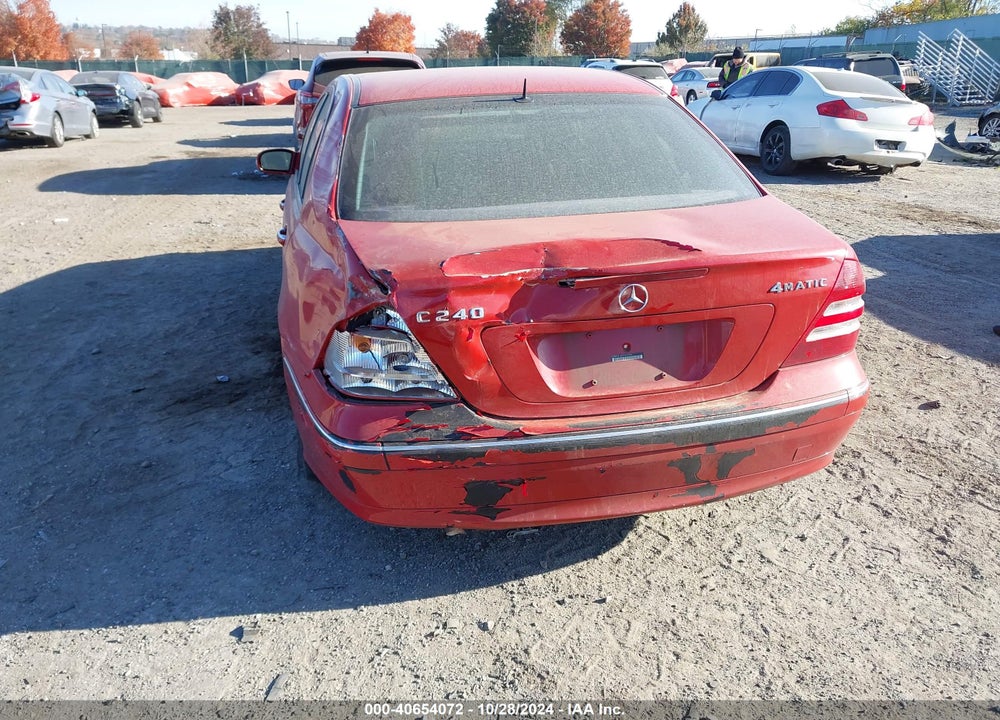 2005 MERCEDES-BENZ C 240 LUXURY 4MATIC VIN: WDBRF81J65F642480