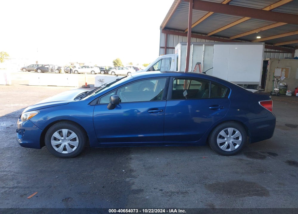 2013 SUBARU IMPREZA 2.0I VIN: JF1GJAA67DH014348