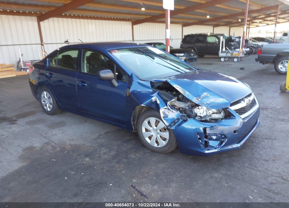 2013 SUBARU IMPREZA 2.0I VIN: JF1GJAA67DH014348