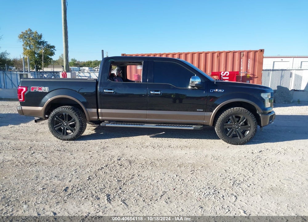 2015 FORD F-150 LARIAT VIN: 1FTEW1EG7FKE16625