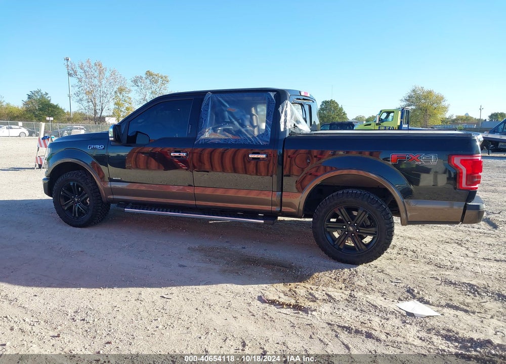 2015 FORD F-150 LARIAT VIN: 1FTEW1EG7FKE16625