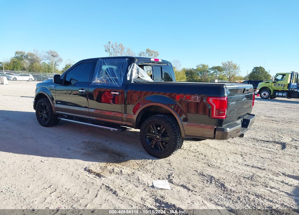 2015 FORD F-150 LARIAT VIN: 1FTEW1EG7FKE16625
