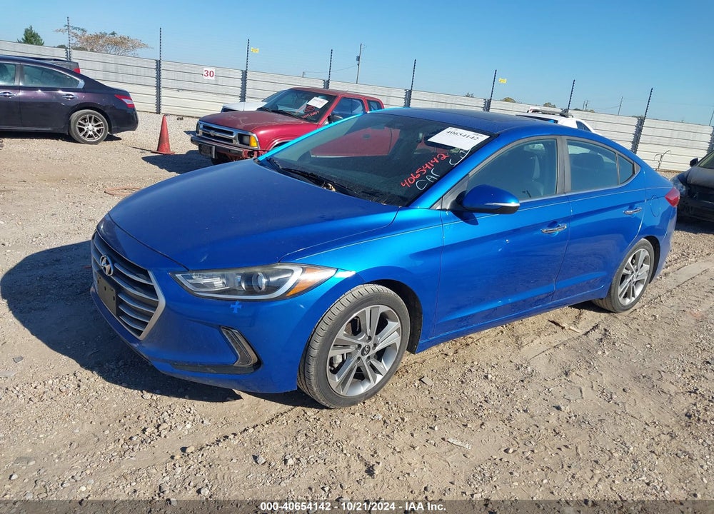 2017 HYUNDAI ELANTRA LIMITED VIN: KMHD84LFXHU212292