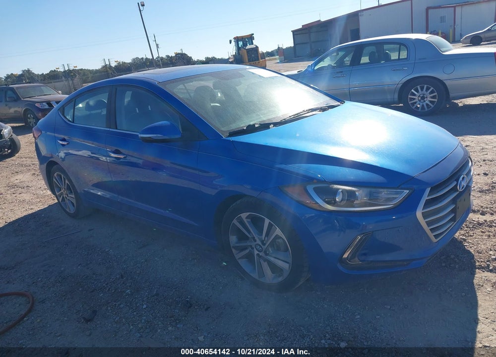 2017 HYUNDAI ELANTRA LIMITED VIN: KMHD84LFXHU212292