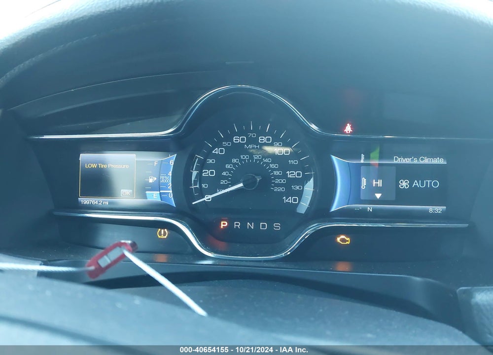 2013 LINCOLN MKS VIN: 1LNHL9EK8DG604607