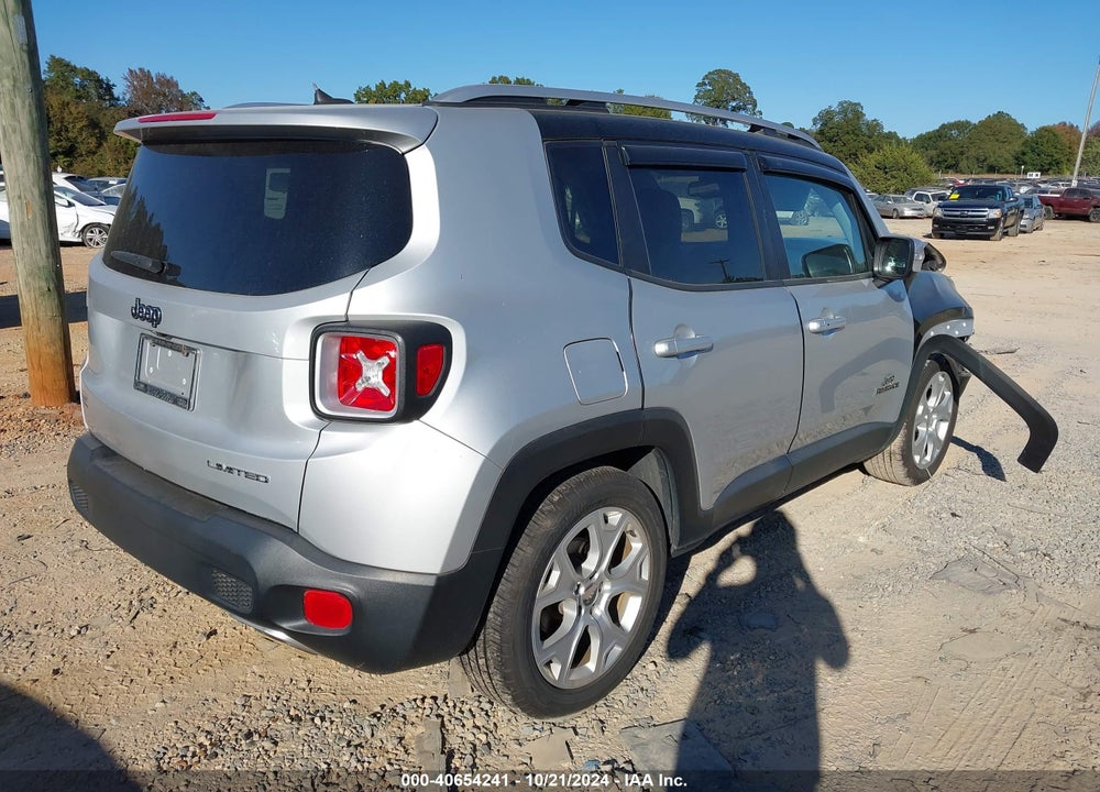 2016 JEEP RENEGADE LIMITED VIN: ZACCJADT8GPC52152