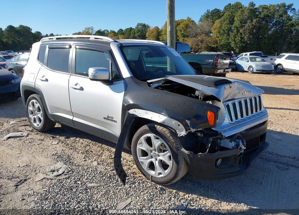 2016 JEEP RENEGADE LIMITED VIN: ZACCJADT8GPC52152