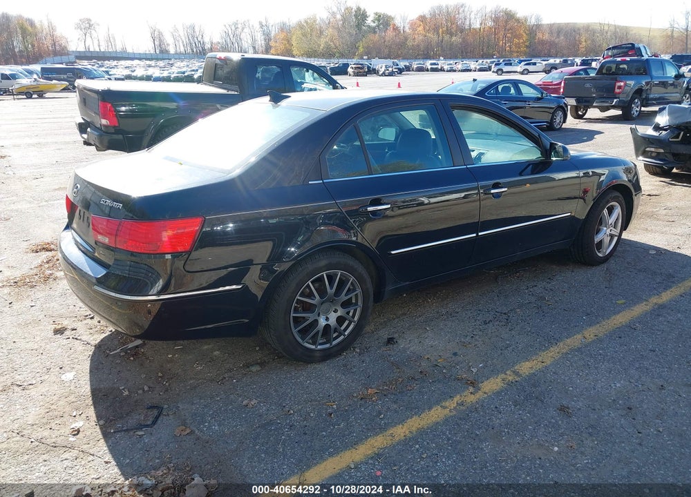 2009 HYUNDAI SONATA LIMITED VIN: 5NPEU46C29H404582