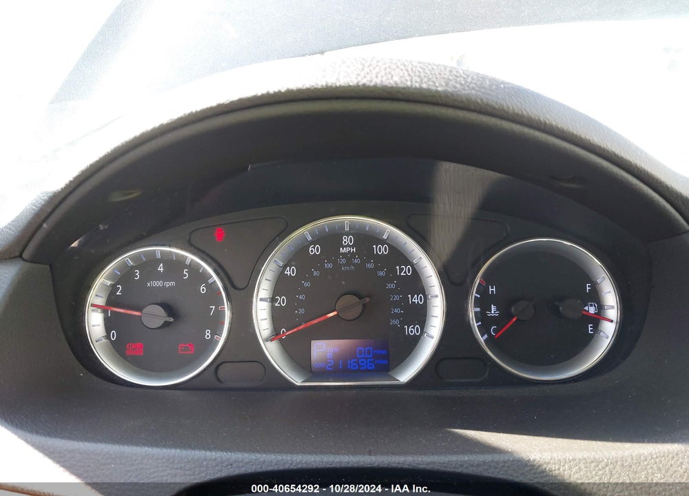 2009 HYUNDAI SONATA LIMITED VIN: 5NPEU46C29H404582