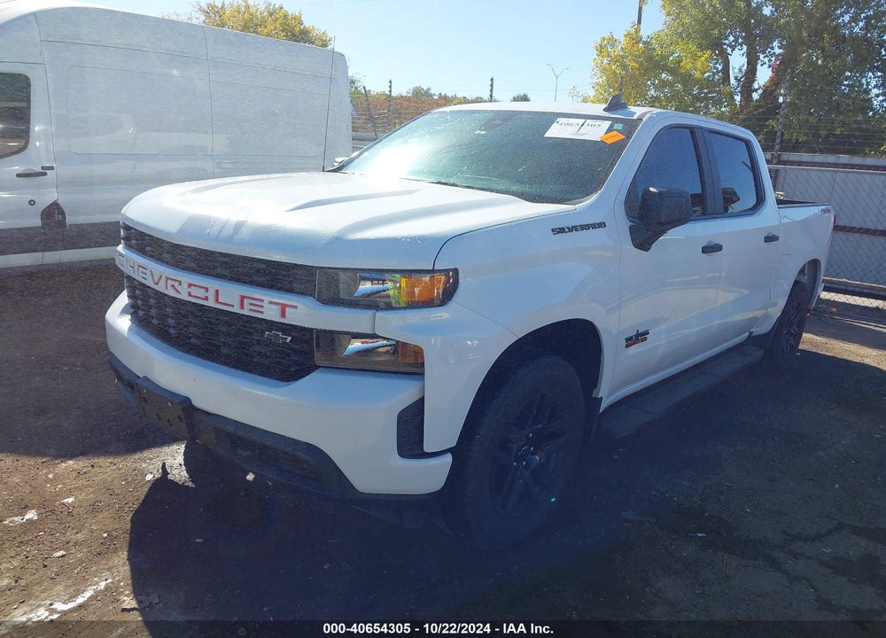 2022 CHEVROLET SILVERADO 1500 LTD 4WD SHORT BED CUSTOM VIN: 3GCPYBEK3NG117443