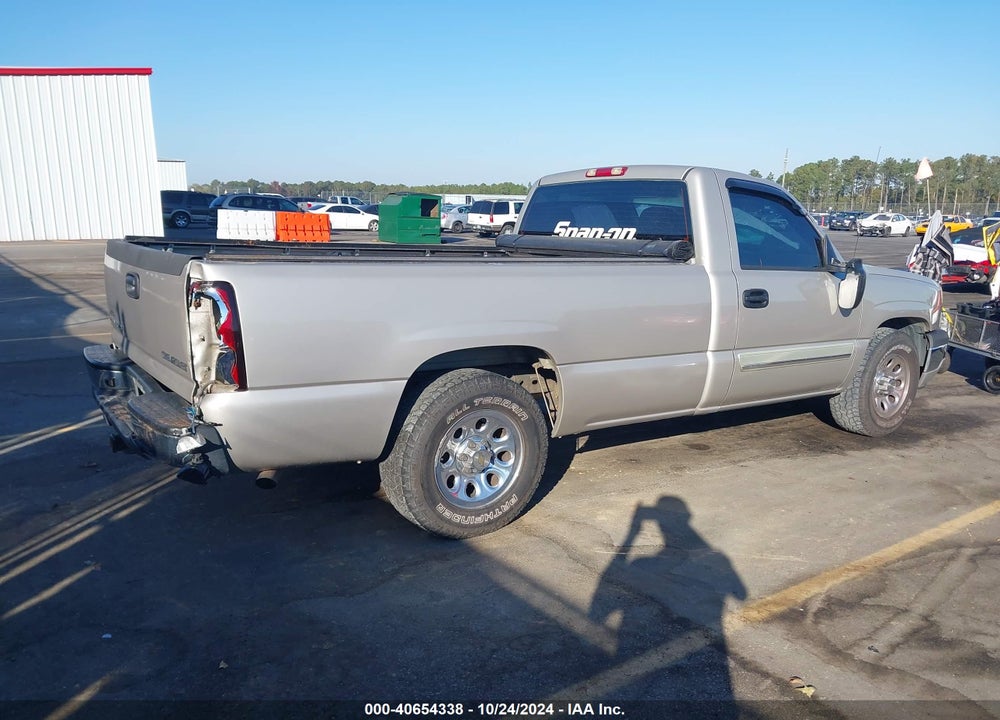 2005 CHEVROLET SILVERADO 1500 LS VIN: 1GCEC14V55Z122221