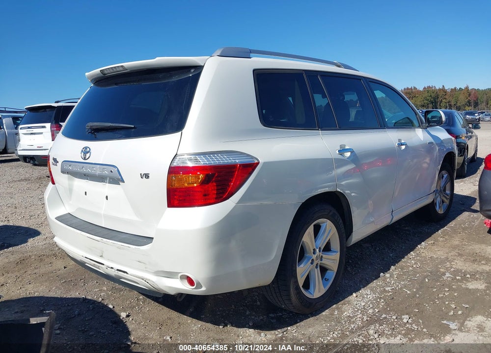 2009 TOYOTA HIGHLANDER LIMITED VIN: JTEDS42A892087023