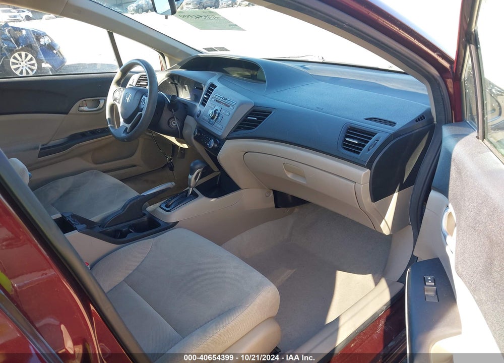 2012 HONDA CIVIC SDN LX VIN: 19XFB2F56CE345659