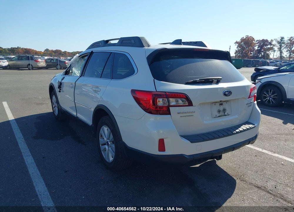 2017 SUBARU OUTBACK 2.5I PREMIUM VIN: 4S4BSAFC5H3295855
