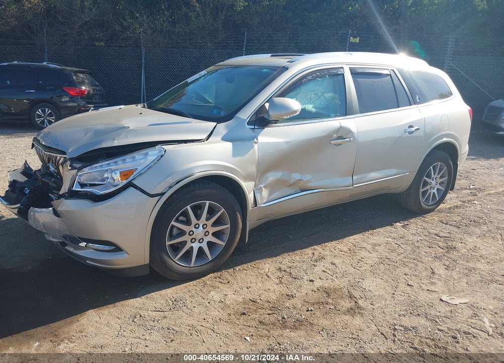 2017 BUICK ENCLAVE LEATHER VIN: 5GAKVBKD8HJ133909