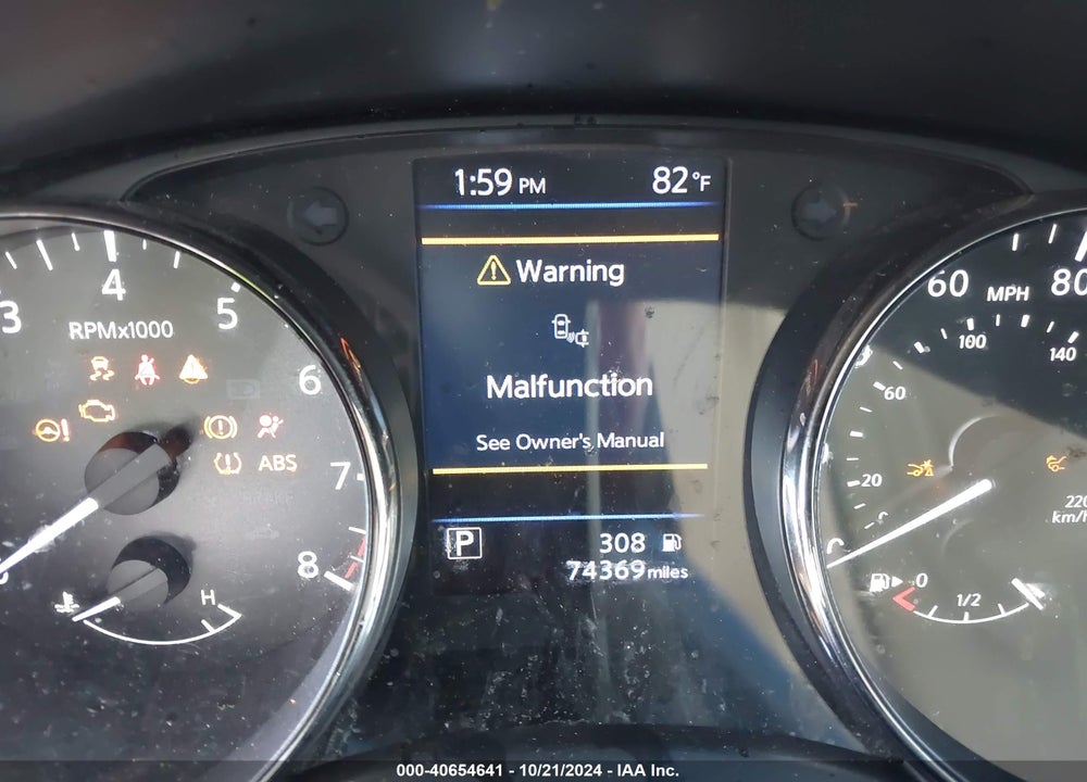 2019 NISSAN ROGUE SV VIN: JN8AT2MV8KW394722