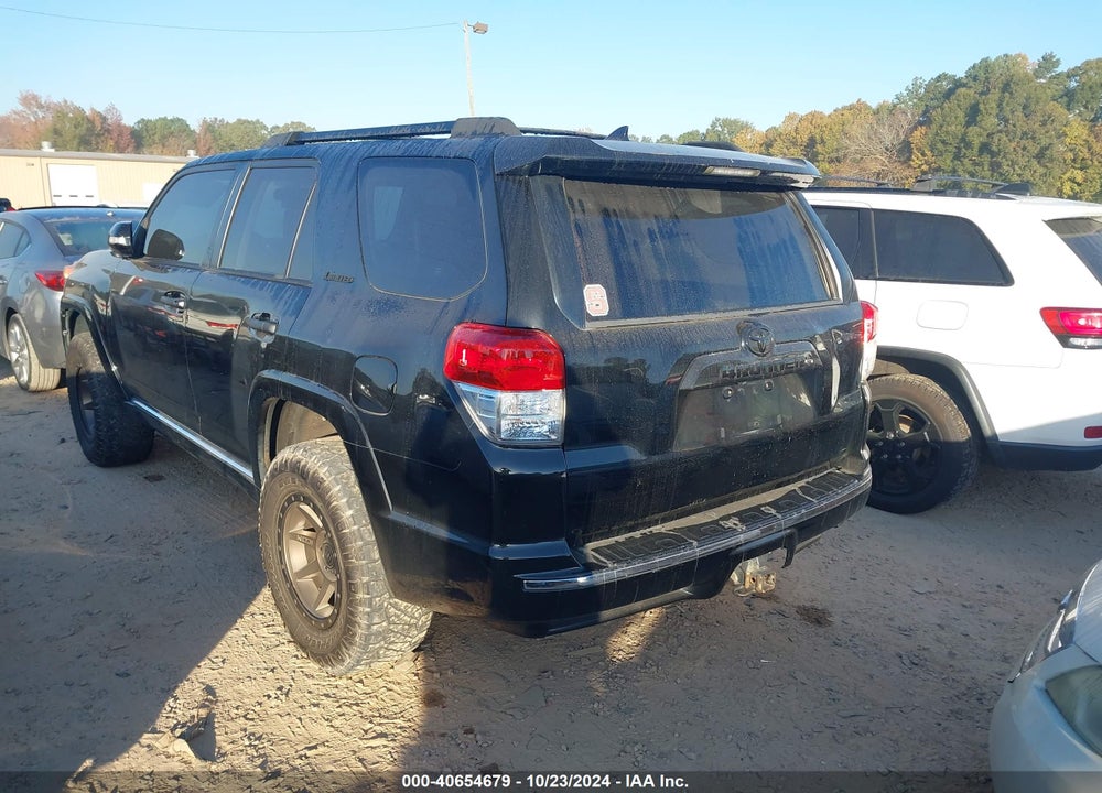 2012 TOYOTA 4RUNNER LIMITED VIN: JTEBU5JRXC5083298