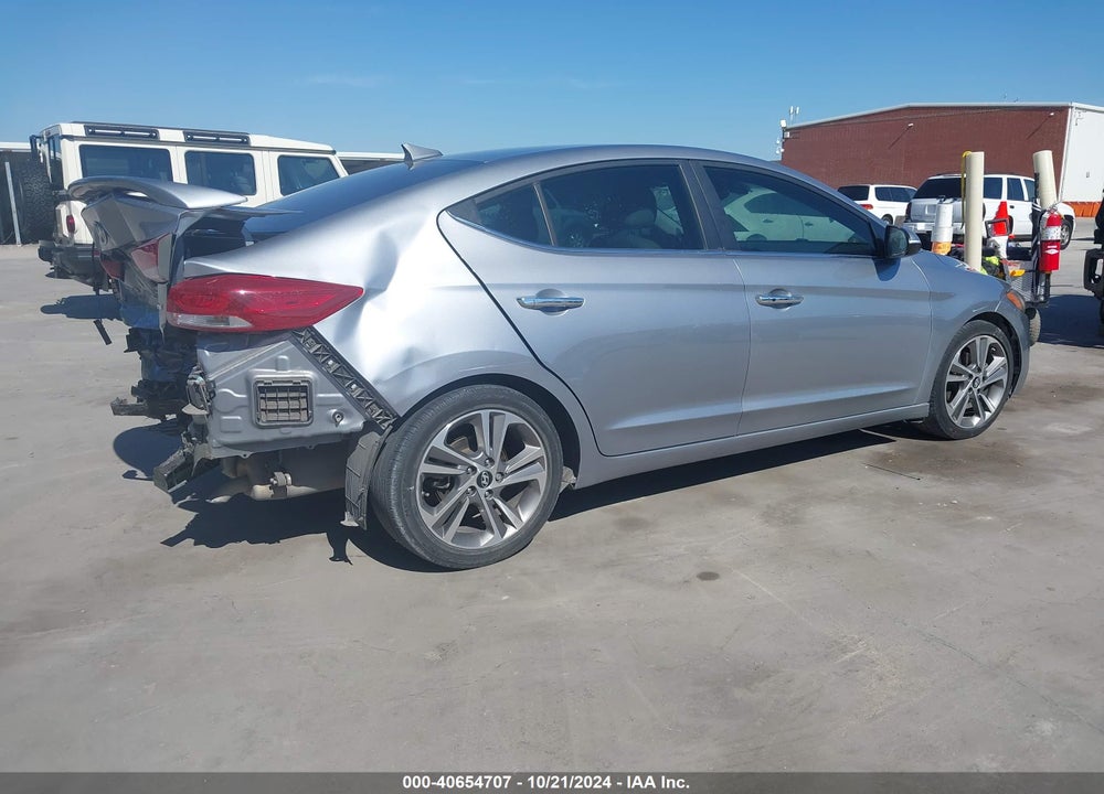 2017 HYUNDAI ELANTRA LIMITED VIN: 5NPD84LF2HH082507