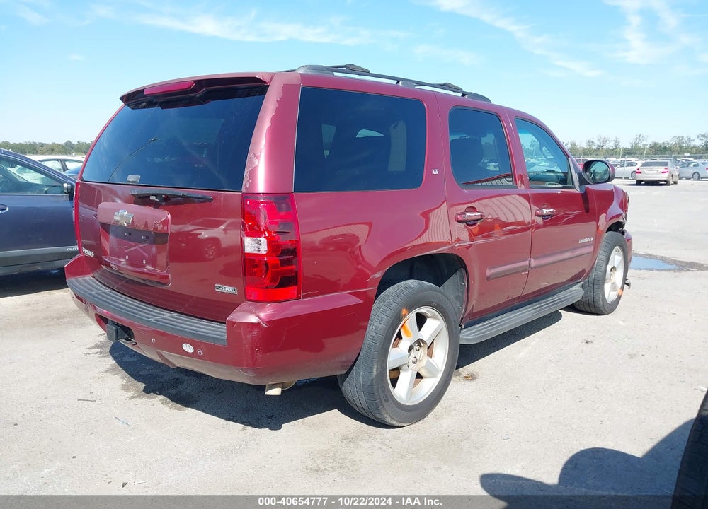 2008 CHEVROLET TAHOE LT VIN: 1GNFC13088J179985