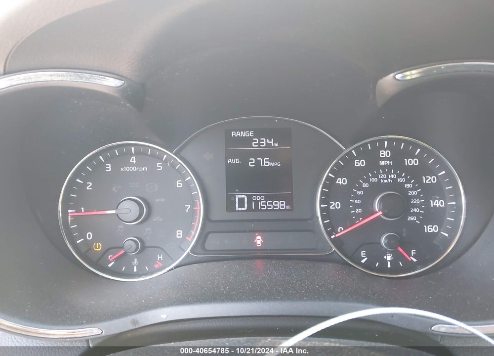 2016 KIA FORTE LX VIN: KNAFK5A87G5583621