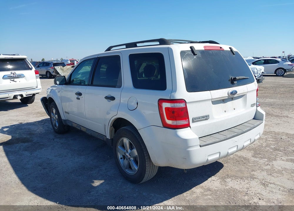 2008 FORD ESCAPE XLT VIN: 1FMCU03168KA91177