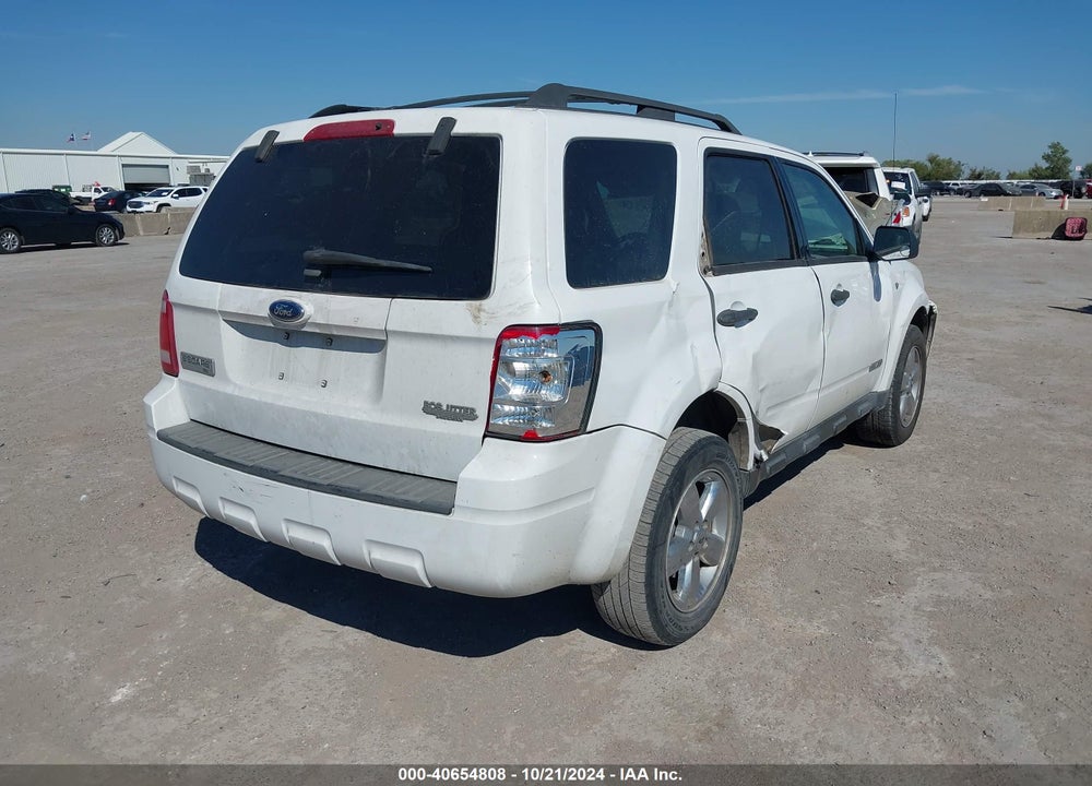 2008 FORD ESCAPE XLT VIN: 1FMCU03168KA91177