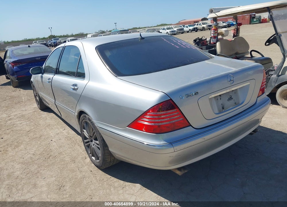 2003 MERCEDES-BENZ S 500 VIN: WDBNG75J43A358145