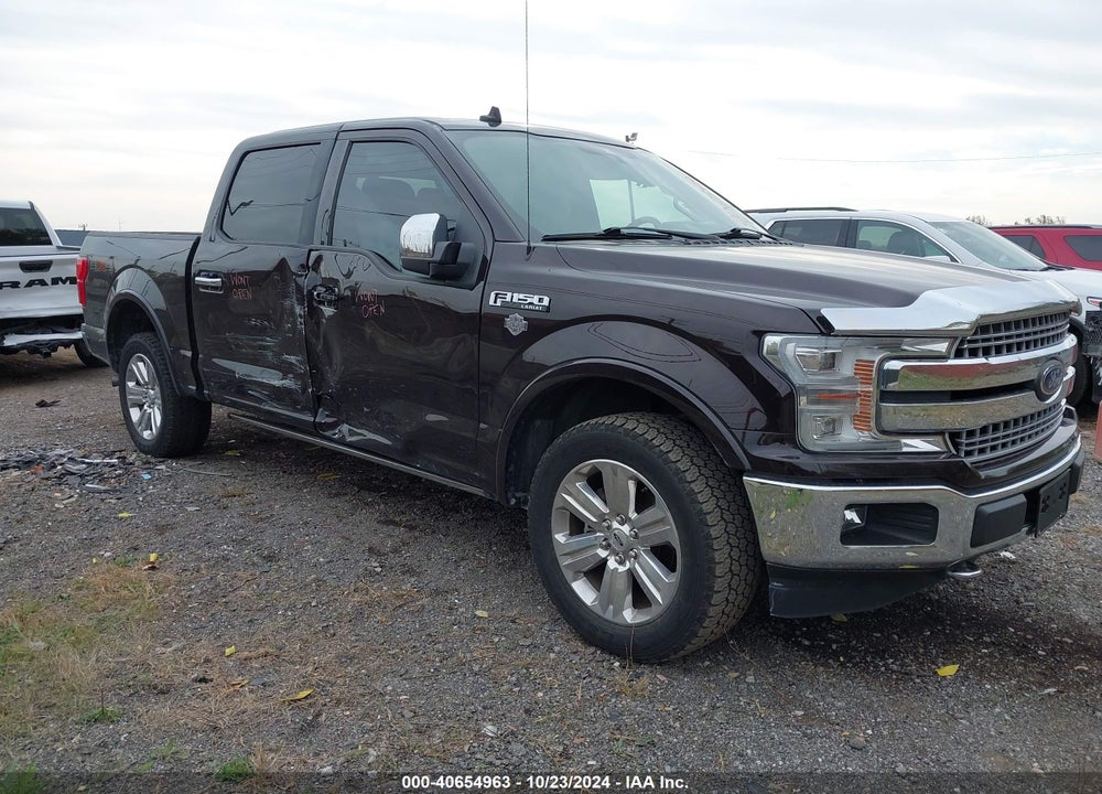 2018 FORD F-150 LARIAT VIN: 1FTEW1EG7JFE52090
