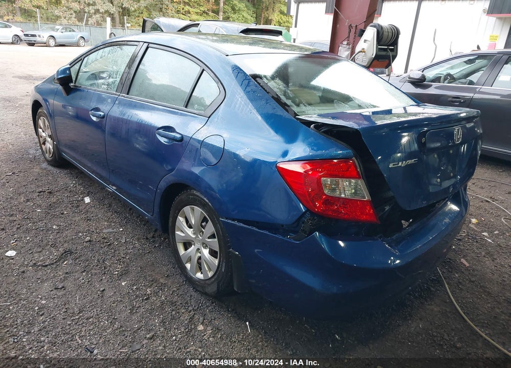 2012 HONDA CIVIC SDN LX VIN: 2HGFB2F52CH564382