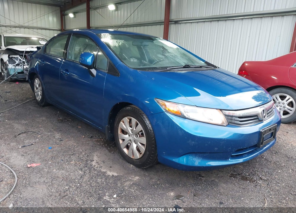 2012 HONDA CIVIC SDN LX VIN: 2HGFB2F52CH564382