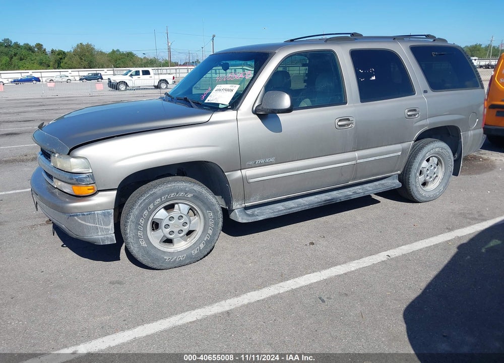 2001 CHEVROLET TAHOE LT VIN: 1GNEK13T01R101118