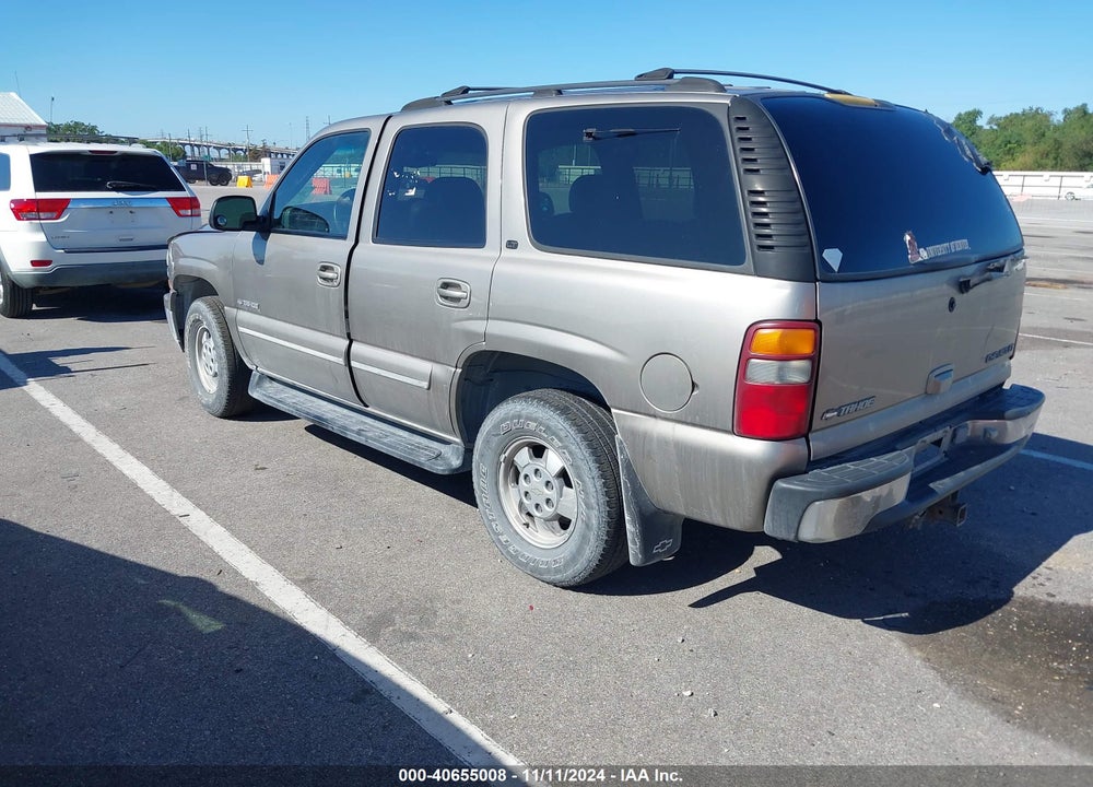 2001 CHEVROLET TAHOE LT VIN: 1GNEK13T01R101118