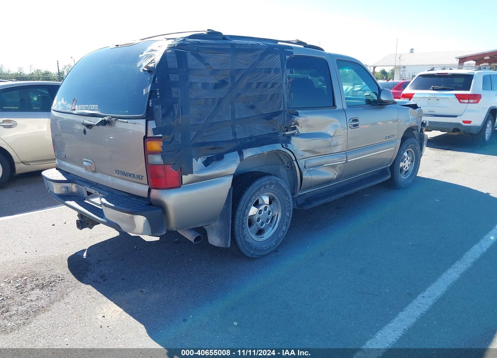 2001 CHEVROLET TAHOE LT VIN: 1GNEK13T01R101118
