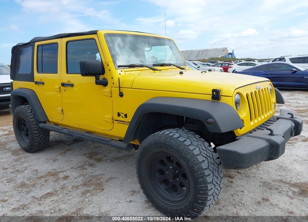 2008 JEEP WRANGLER UNLIMITED X VIN: 1J4GA39178L647573