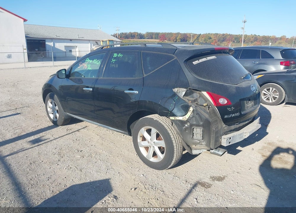 2009 NISSAN MURANO S VIN: JN8AZ18U89W017098