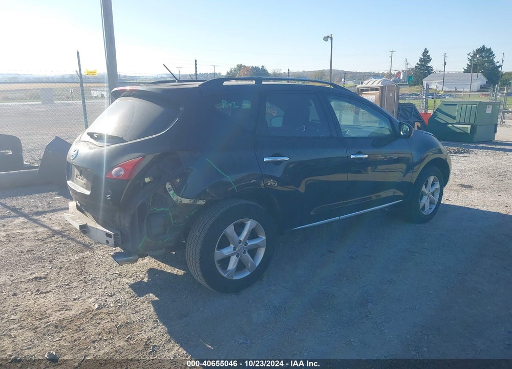 2009 NISSAN MURANO S VIN: JN8AZ18U89W017098