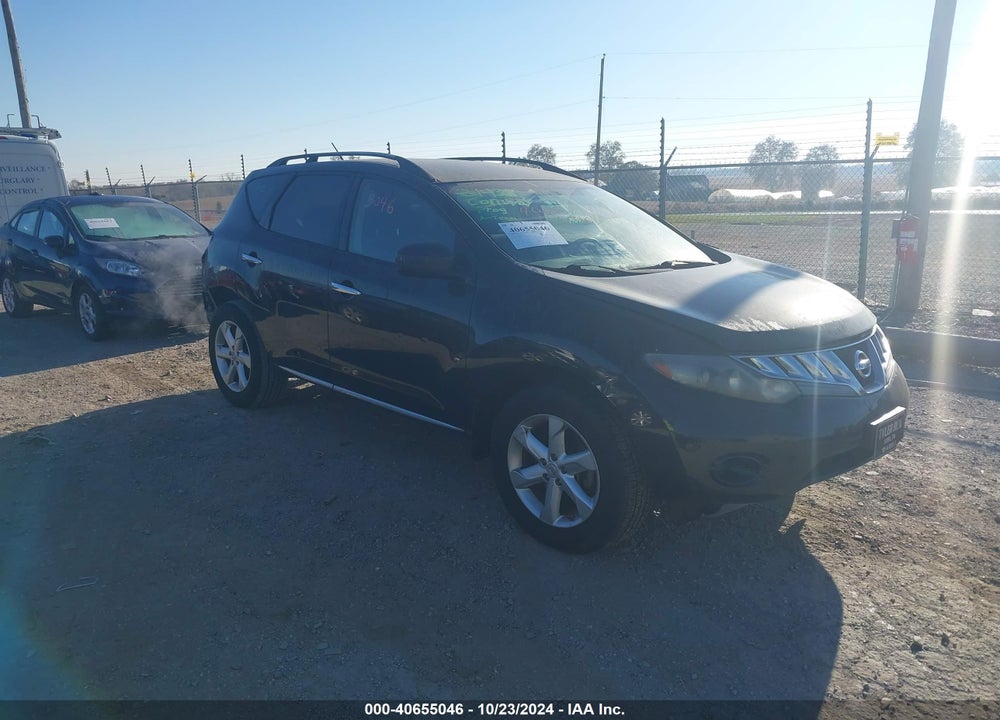 2009 NISSAN MURANO S VIN: JN8AZ18U89W017098