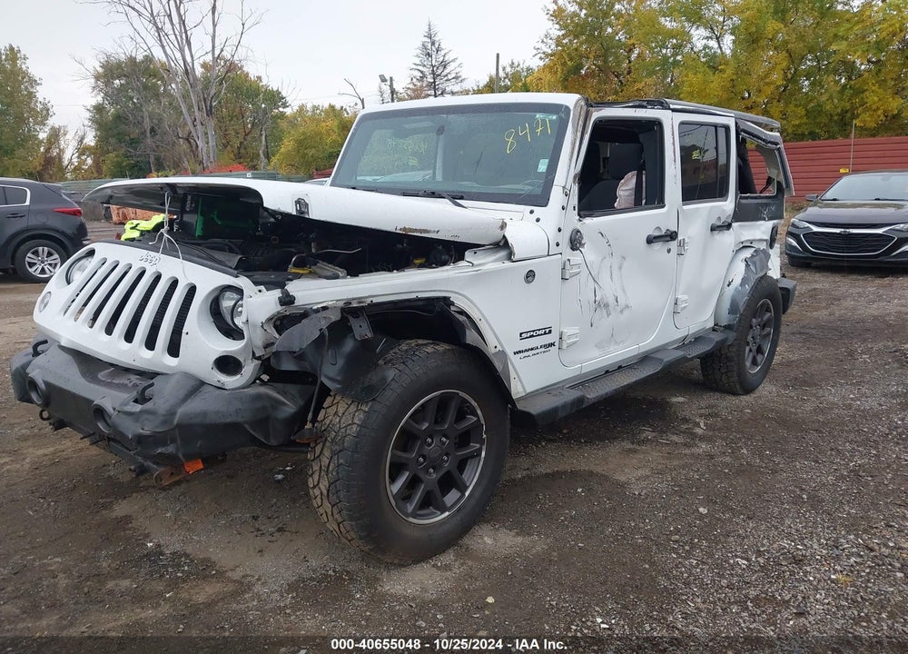 2018 JEEP WRANGLER JK UNLIMITED SPORT S 4X4 VIN: 1C4HJWDG6JL928471
