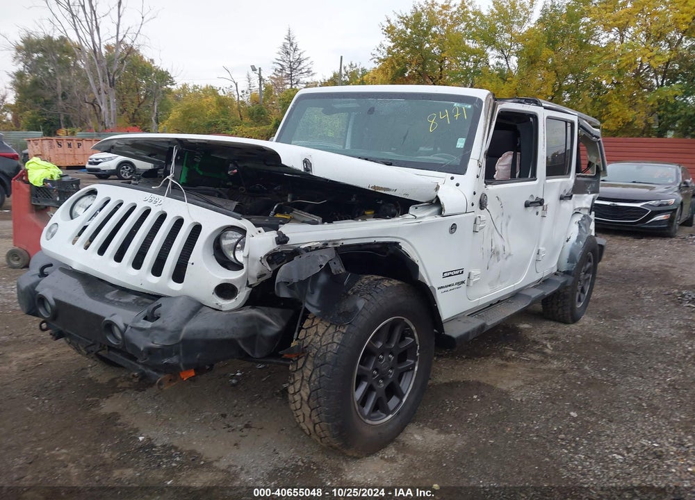 2018 JEEP WRANGLER JK UNLIMITED SPORT S 4X4 VIN: 1C4HJWDG6JL928471